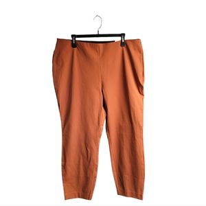 12 Women's High Rise Slim Fit Stretch Ankle Pants Fitted Hip & Thigh - A New Day